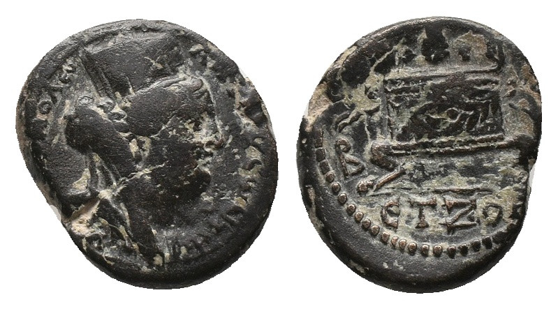 Roman Provincial Coin. AE Weight: 4.49 g
Diameter: 18.19 mm