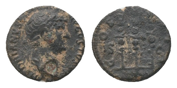 Hadrian. AD 117-138. Rome. Semis. AE
Weight: 2.89 g
Diameter: 15.60 mm