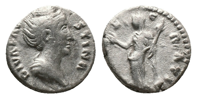 Diva Faustina I, AD 140-141, Denarius. AR. Weight: 3.37 g
Diameter: 16.33 mm