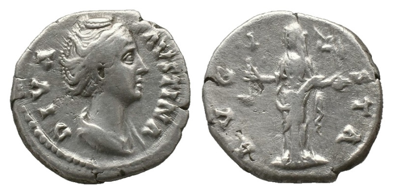 Diva Faustina I, AD 140-141, Denarius. AR. Weight: 2.86 g
Diameter: 17.30 mm