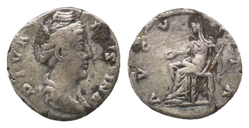 Diva Faustina I, AD 140-141, Denarius. AR.
Weight: 3.38 g
Diameter: 16.05 mm