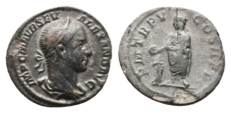 Severus Alexander. AD. 222-235. Rome. Denarius. AR. Weight: 2.67 g
Diameter: 17...