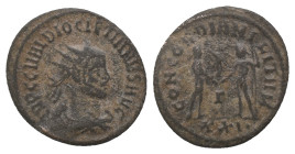 Diocletian AD 284-305. Antoninianus. AE
Weight: 2.69 g
Diameter: 21.77 mm