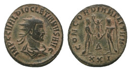 Diocletian AD 284-305. Antoninianus. AE
Weight: 3.39 g
Diameter: 19.73 mm