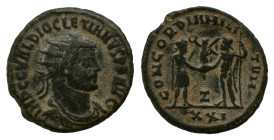 Diocletian AD 284-305. Antoninianus. AE Weight: 3.76 g
Diameter: 20.95 mm