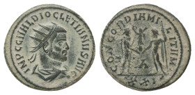Diocletian AD 284-305. Antoninianus. AE.
Weight: 3.79 g
Diameter: 20.87 mm