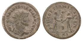 Diocletian AD 284-305. Antoninianus. AE Weight: 4.88 g
Diameter: 21.15 mm