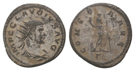 Claudius II. AD 268-270. Antoninianus. AE..
Weight: 2.76 g
Diameter: 20.68 mm