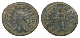 Claudius II. AD 268-270. Antoninianus. AE. Weight: 3.09 g
Diameter: 20.33 mm