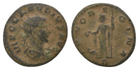Claudius II. AD 268-270. Antoninianus. AE.
Weight: 3.16 g
Diameter: 17.94 mm