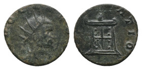 Claudius II. AD 268-270. Antoninianus. AE. Weight: 2.44 g
Diameter: 16.83 mm