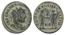 Maximianus Herculius. AD. 286-305. Antoninianus. AE.
Weight: 2.23 g
Diameter: 21.14 mm
