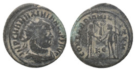 Maximianus Herculius. AD. 286-305. Antoninianus. AE.
Weight: 3.49 g
Diameter: 21.17 mm