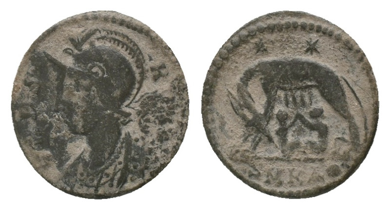 City Commemorative AD 330-354. Follis. AE
Weight: 2.57 g
Diameter: 18.34 mm