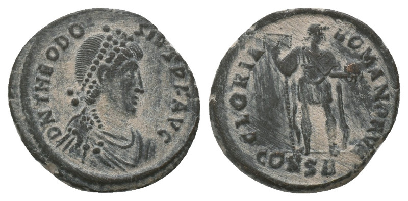 Theodosius I. AD. 378-383. Follis. AE
Weight: 4.17 g
Diameter: 21.47 mm