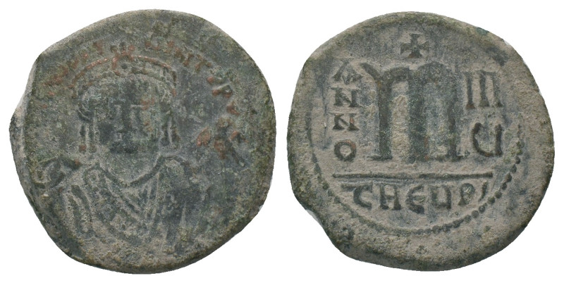 Maurice Tiberius. AD. 582-602. Follis. AE. Weight: 13.0 g
Diameter: 28.76 mm