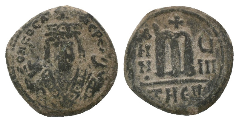 Phocas Follis. AD. 602-610. Antioch. AE.
Weight: 10.15 g
Diameter: 25.20 mm