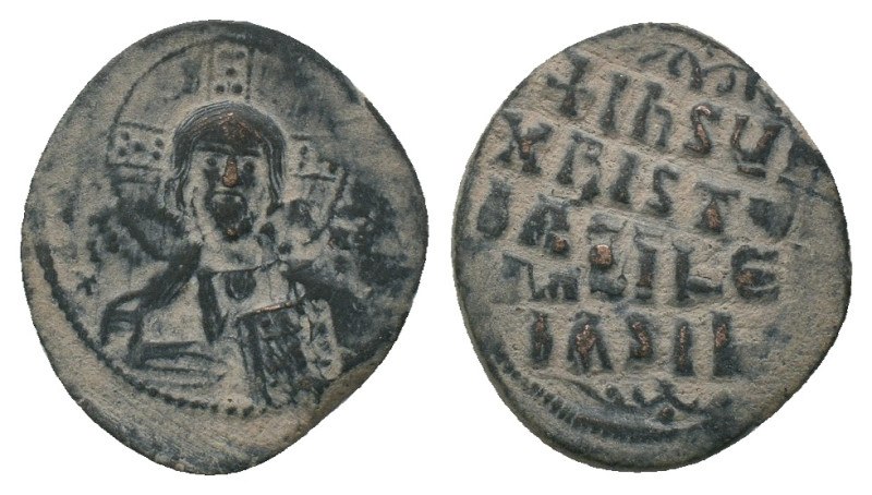 Basil II and Constantine VIII. AD 976-1028. Constantinople. Anonymous Follis. AE...