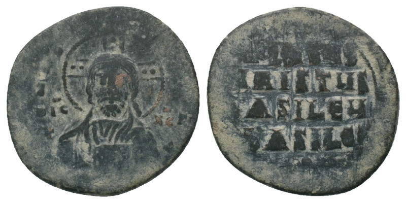 Basil II and Constantine VIII. AD 976-1028. Constantinople. Anonymous Follis. AE...