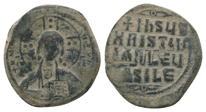 Basil II and Constantine VIII. AD 976-1028. Constantinople. Anonymous Follis. AE...