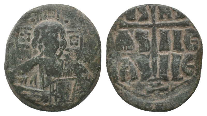 Romanus III Argyrus. AD. 1028-1034. Anonymous Follis. AE.
Weight: 10.16 g
Diam...