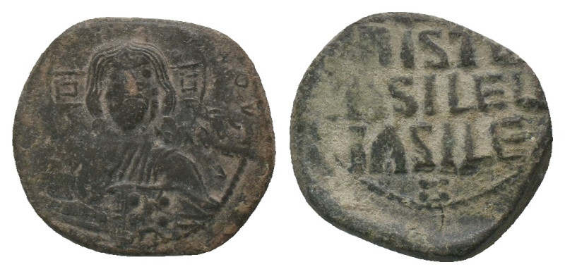 Romanus III Argyrus. AD. 1028-1034. Anonymous Follis. AE.
Weight: 12.01 g
Diam...