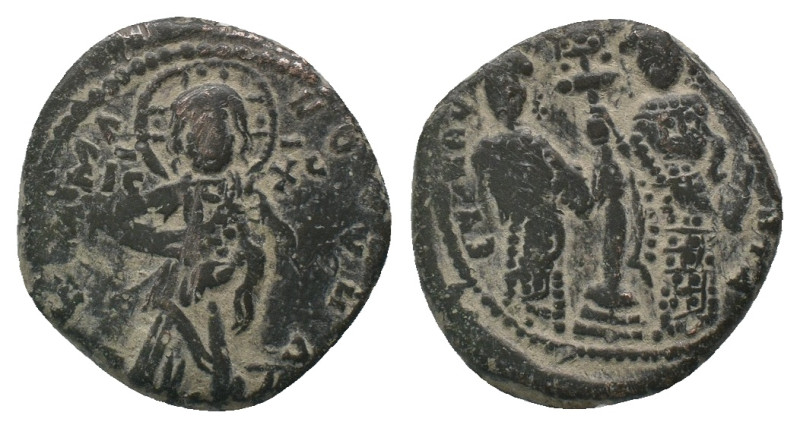 Constantine X Ducas with Eudocia, AD. 1059-1067. Follis, Constantinople. AE
Wei...