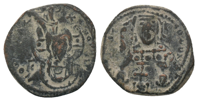 Michael VII. AD. 1071-1078. Constantinople. Follis. AE.
Weight: 7.20 g
Diamete...