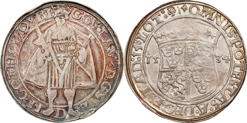 SWEDEN. Riksdaler, 1534. Stockholm Mint. Gustav Vasa. NGC VF-30.
MB-48; Dav-869...