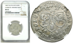 John III Sobieski 
POLSKA / POLAND / POLEN / POLOGNE / POLSKO

Jan III Sobieski. Szostak (6 Groschen - Groszy) (6 groszy) 1682, Bydgoszcz NGC MS62 ...