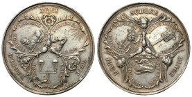 Medals and plaques
POLSKA / POLAND / POLEN / POLOGNE / POLSKO

Silesia. Christian Medal 1700, J. Kittel, silver 
AW: Przedstawienia w owalach trze...
