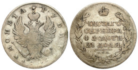 Russian Coins and Medals
RUSSIA / RUSSLAND / РОССИЯ / MOSCOW / PETERSBURG

Russia. Alexander I. Ruble (Rouble) 1818 СПБ-ПС, St. Petersburg 
AW: Dw...