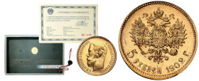 Russian Coins and Medals
RUSSIA / RUSSLAND / РОССИЯ / MOSCOW / PETERSBURG

Rosja. Nicholas II. 5 Rubel (Rouble) 1902 (АР), Petersburg 
AW: Głowa c...