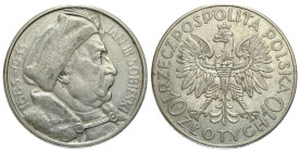 Poland II Republic - Circulation coins
II RP. 10 zlotych 1933 Jan II Sobieski 

Naturalny obiegowy egzemplarz.

Details: 22 g Ag 
Condition: 2 (...