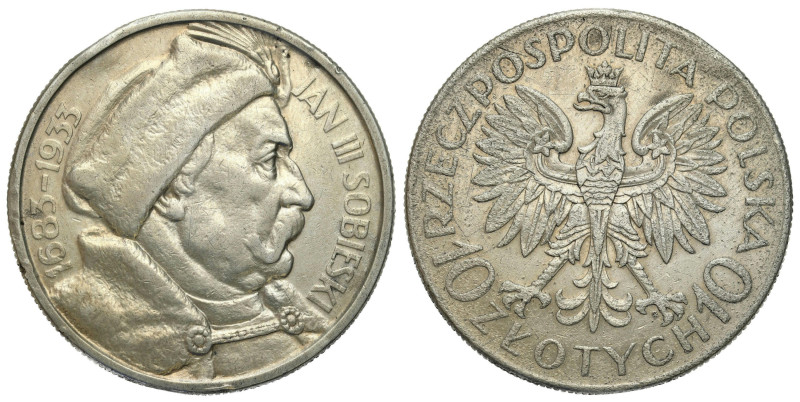 Poland II Republic - Circulation coins
II RP. 10 zlotych 1933 Jan II Sobieski ...