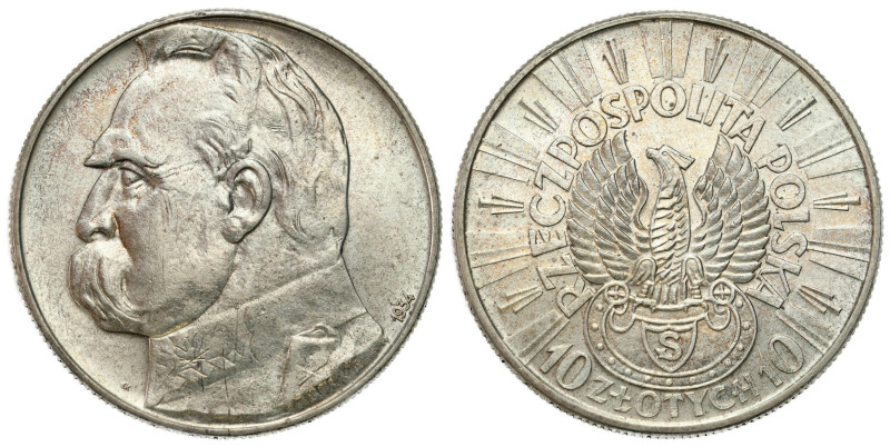 Poland II Republic - Circulation coins
II RP. 10 zlotych 1934 Piłsudski - Strze...