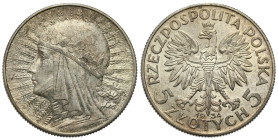 Poland II Republic - Circulation coins
II RP. 5 zlotych 1934 głowa kobiety - PIĘKNE 

Ślady plastiku na powierzchni, ale moneta pięknie zachowana, ...