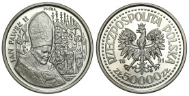 Nickel coins - PROBA
POLSKA / POLAND / POLEN / PROBA / PATTERN

III RP. PROBA / PATTERN Nikiel 50.000 zlotych 1991 Jan Paweł II - Ołtarz 

Nakład...