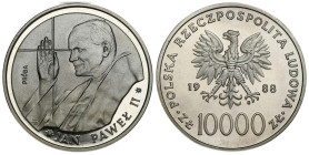 Nickel coins - PROBA
POLSKA / POLAND / POLEN / PROBA / PATTERN

PRL. PROBA / PATTERN Nikiel 10.000 zlotych 1988 Jan Paweł II 

Piękny egzemplarz,...