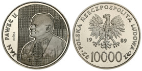 Nickel coins - PROBA
POLSKA / POLAND / POLEN / PROBA / PATTERN

PROBA / PATTERN Nikiel 10.000 zlotych 1989 Jan Paweł II 

Piękny egzemplarz. Nakł...