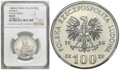 Nickel coins - PROBA
POLSKA / POLAND / POLEN / PROBA / PATTERN

PRL. PROBA / PATTERN Nikiel 100 zlotych 1988 – Jadwiga NGC MS69 (MAX) 

Należy pa...