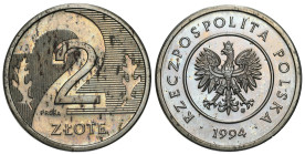 Nickel coins - PROBA
POLSKA / POLAND / POLEN / PROBA / PATTERN

III RP. PROBA / PATTERN Nikiel 2 zlote 1994 

Nakład tylko 500 sztuk.Osad.

Det...