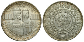 PROBE coins Poland after 1945
POLSKA / POLAND / POLEN / PROBA / PATTERN

PRL. PROBA / PATTERN srebro 100 zlotych 1966 Mieszko i Dąbrówka 

Piękni...