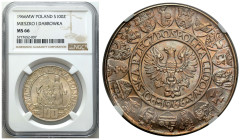 Polish coins of the PRL and collector coins from 1949-1989
PRL. 100 zlotych 1966 Mieszko i Dąbrówka NGC MS66 

Moneta coraz bardziej ceniona przez ...