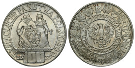 Polish coins of the PRL and collector coins from 1949-1989
100 zlotych 1966 Mieszko i Dąbrówka – WYŚMIENITE 

Moneta coraz bardziej ceniona przez k...
