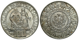 Polish coins of the PRL and collector coins from 1949-1989
100 zlotych 1966 Mieszko i Dąbrówka – WYŚMIENITE 

Moneta coraz bardziej ceniona przez k...