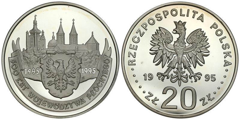 Polish circulation and collector coins after 1990
III RP. 20 zlotych 1995 Wojew...