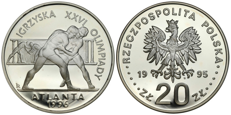 Polish circulation and collector coins after 1990
III RP. 20 zlotych 1995 Atlan...