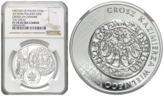 Polish circulation and collector coins after 1990
III RP. 20 zlotych 2015 Grosz Kazimierza Wielkiego, NGC PF70 ULTRA CAMEO (MAX) 

Piękny, menniczy...