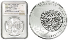 Polish circulation and collector coins after 1990
III RP. 20 zlotych 2015 Półgrosz Władysława Jagiełły, NGC PF70 ULTRA CAMEO (MAX) 

Piękny, mennic...